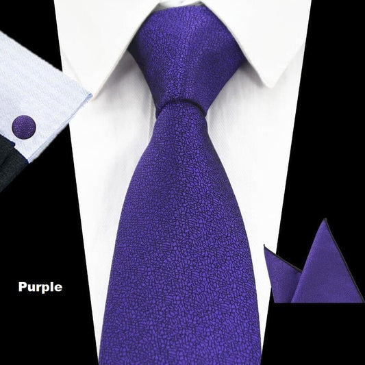 Cadbury Purple Tie Set
