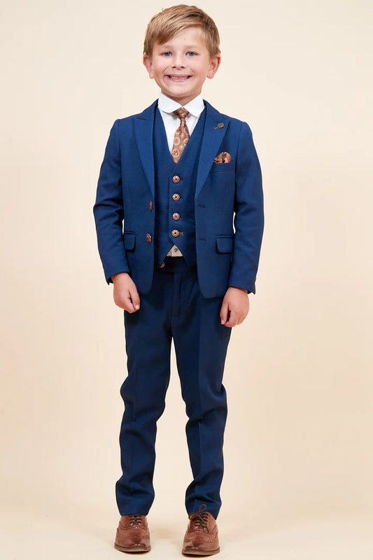 Marc Darcy Royal Blue Three Piece Suit (Child Size)