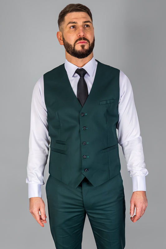 Suitbae Archie Green Waistcoat