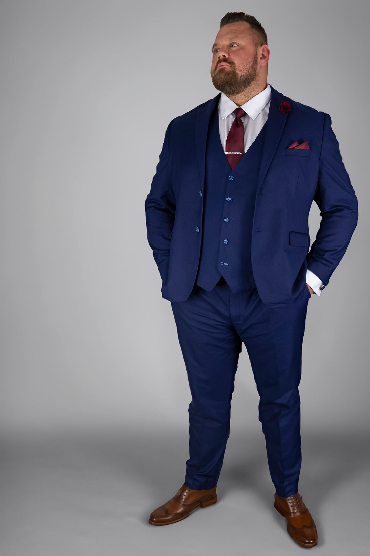 Suitbae Blue Three Piece Suit