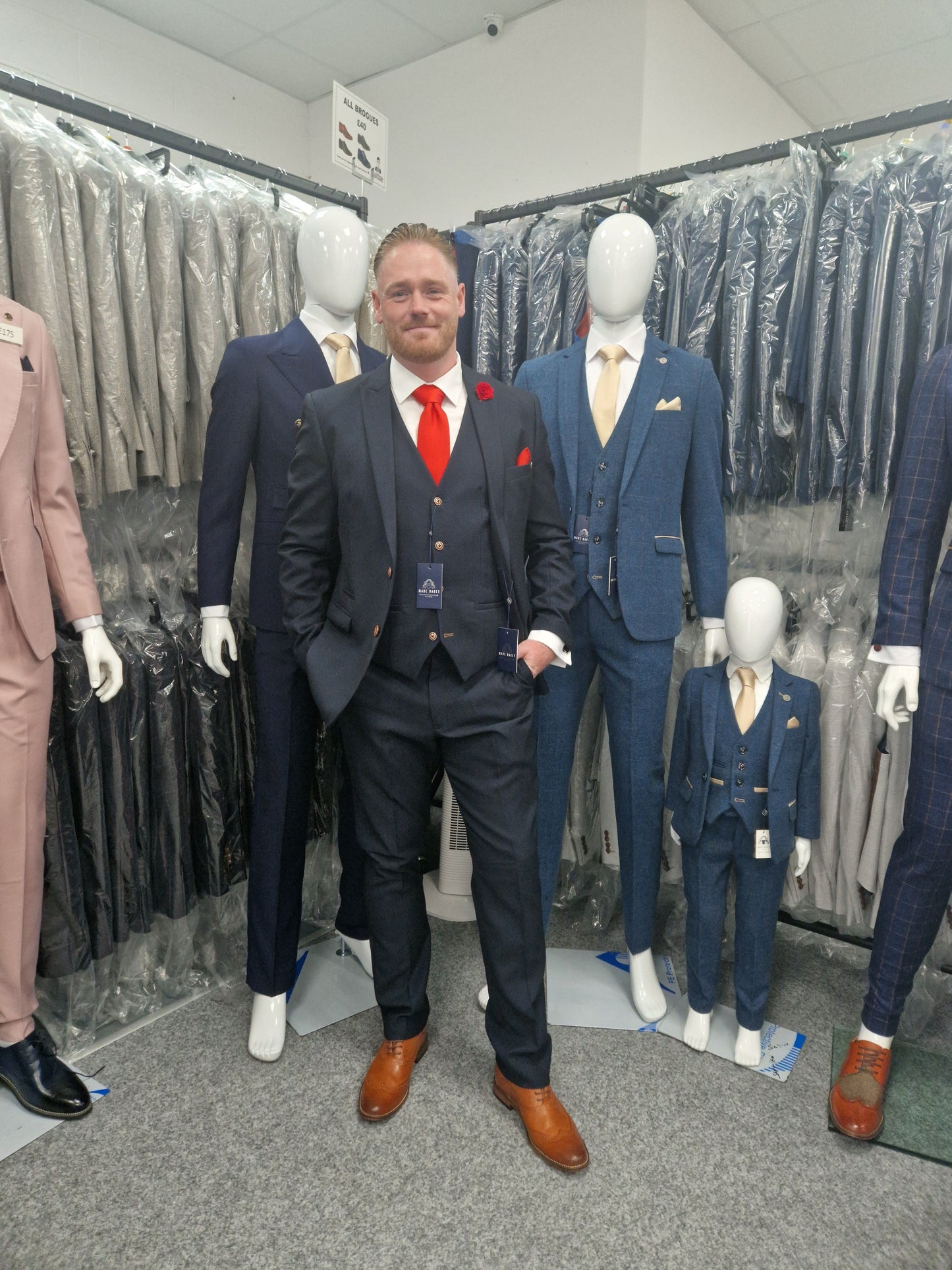 Marc Darcy Max Navy Wedding Package 📦 (minimum 3 people)