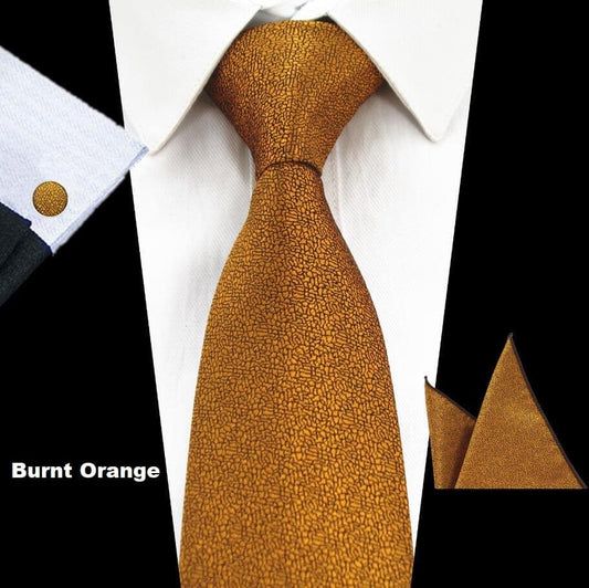 Burnt Orange Tie Set
