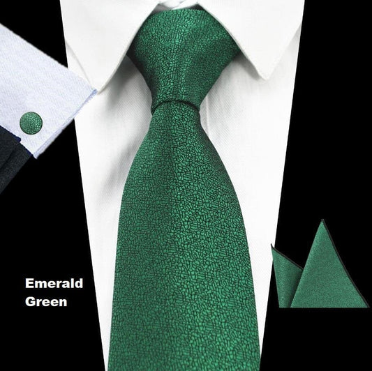 Emerald Green Tie Set