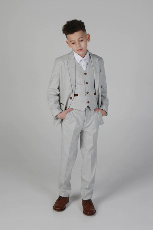Paul Andrew Mark Stone Three Piece Suit (Child Size)