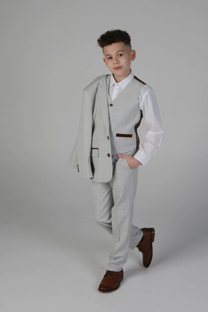 Kids Mark Stone Three Piece Suit (Matching Adult Version Available)