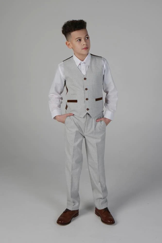 Kids Mark Stone Three Piece Suit (Matching Adult Version Available)