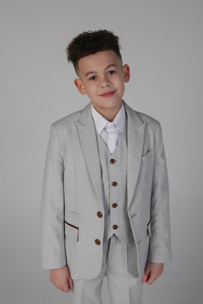 Kids Mark Stone Three Piece Suit (Matching Adult Version Available)