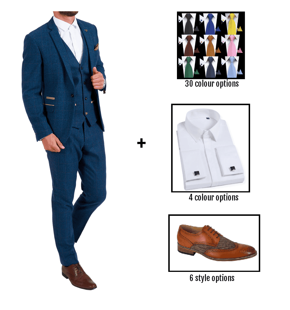 Marc Darcy Dion Tweed Wedding Package 📦 (minimum 3 people)