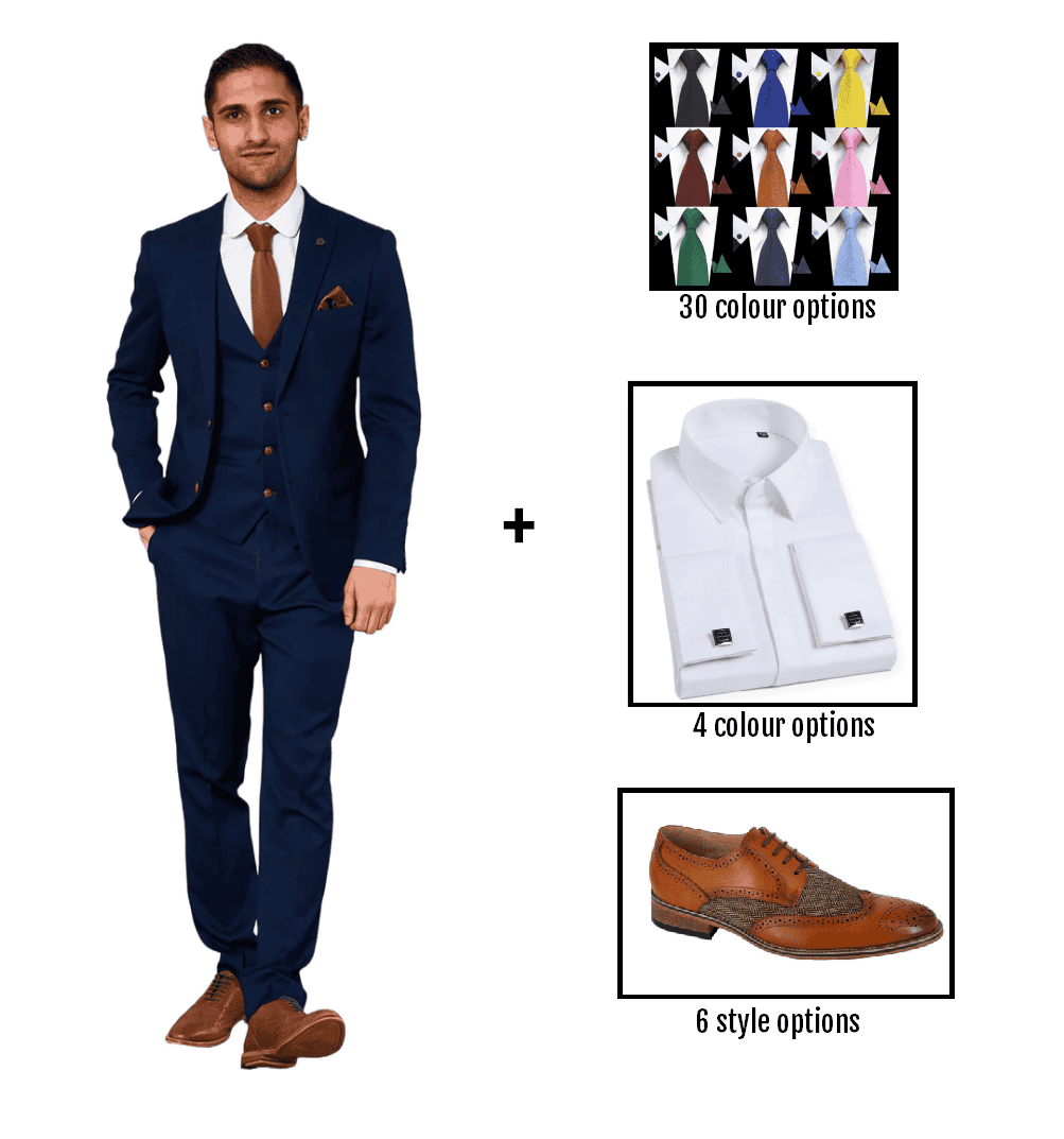 Marc Darcy Max Navy Wedding Package 📦 (minimum 3 people)