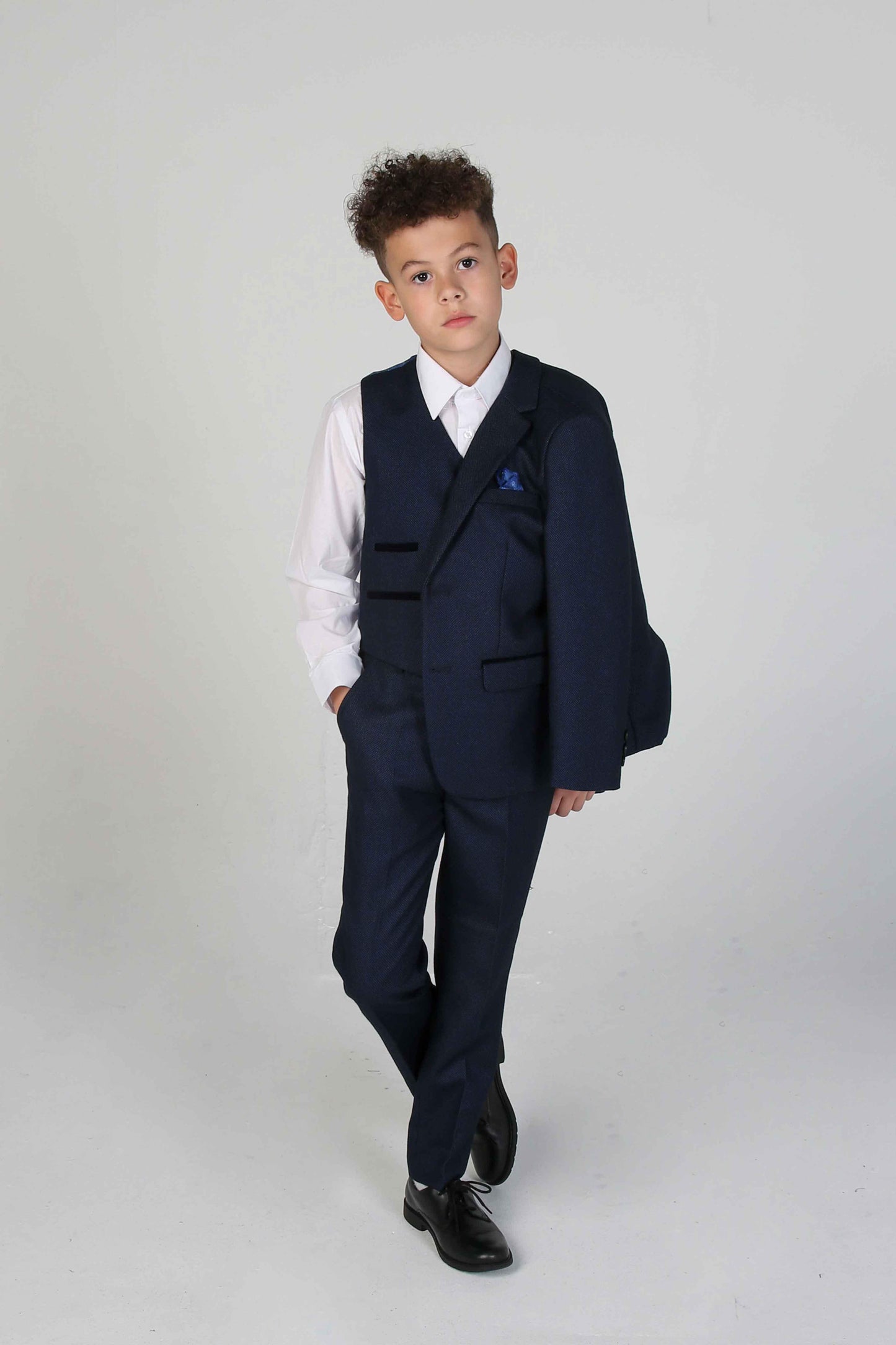 Kids Arthur Navy Three Piece Suit (Matching Adult Version Available)