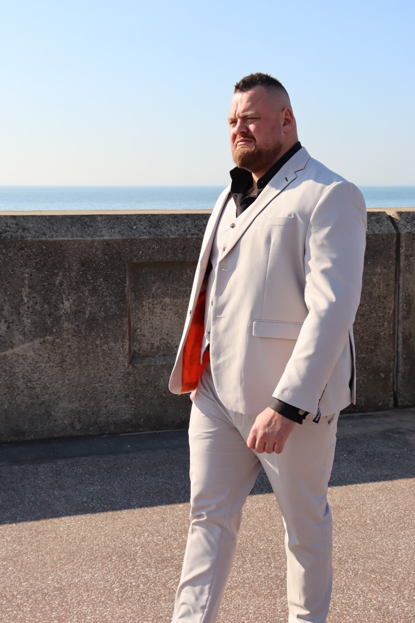 Kian XL Stone Three Piece Suit