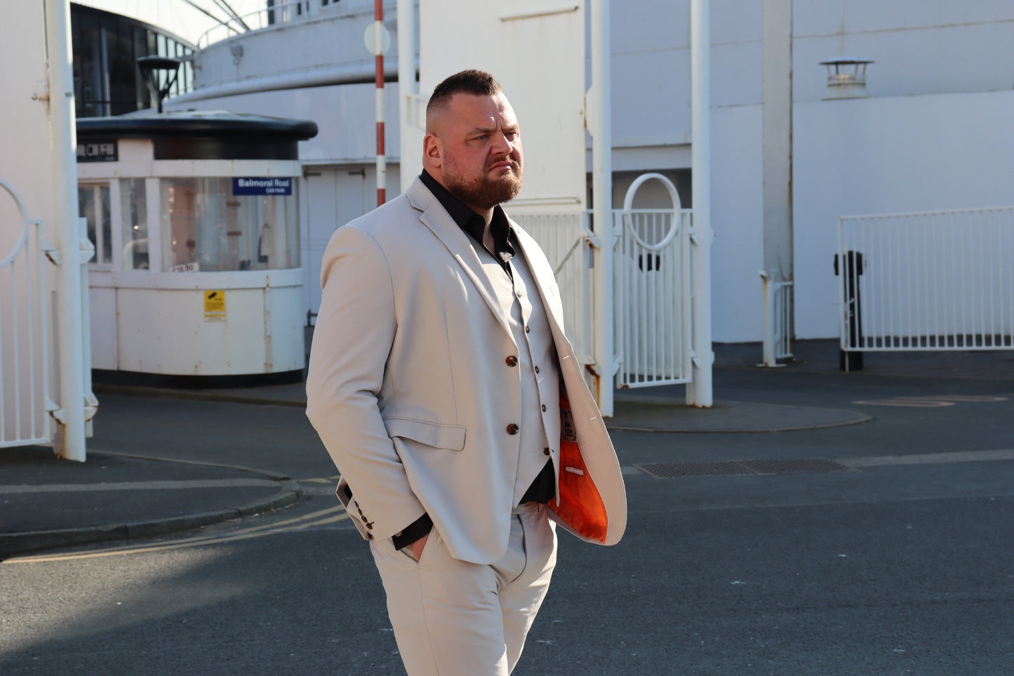 Kian XL Stone Three Piece Suit