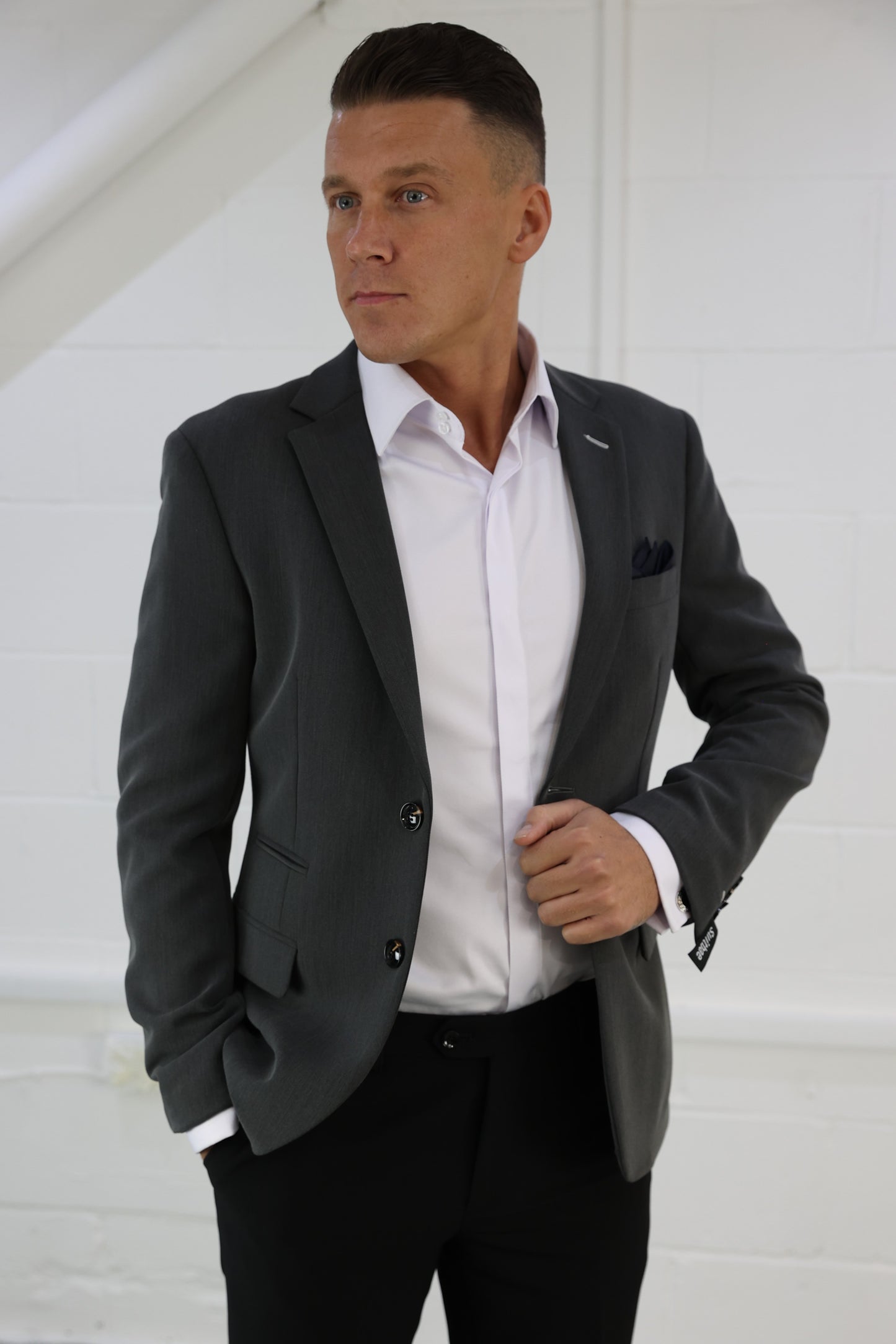 Vincent Charcoal Blazer