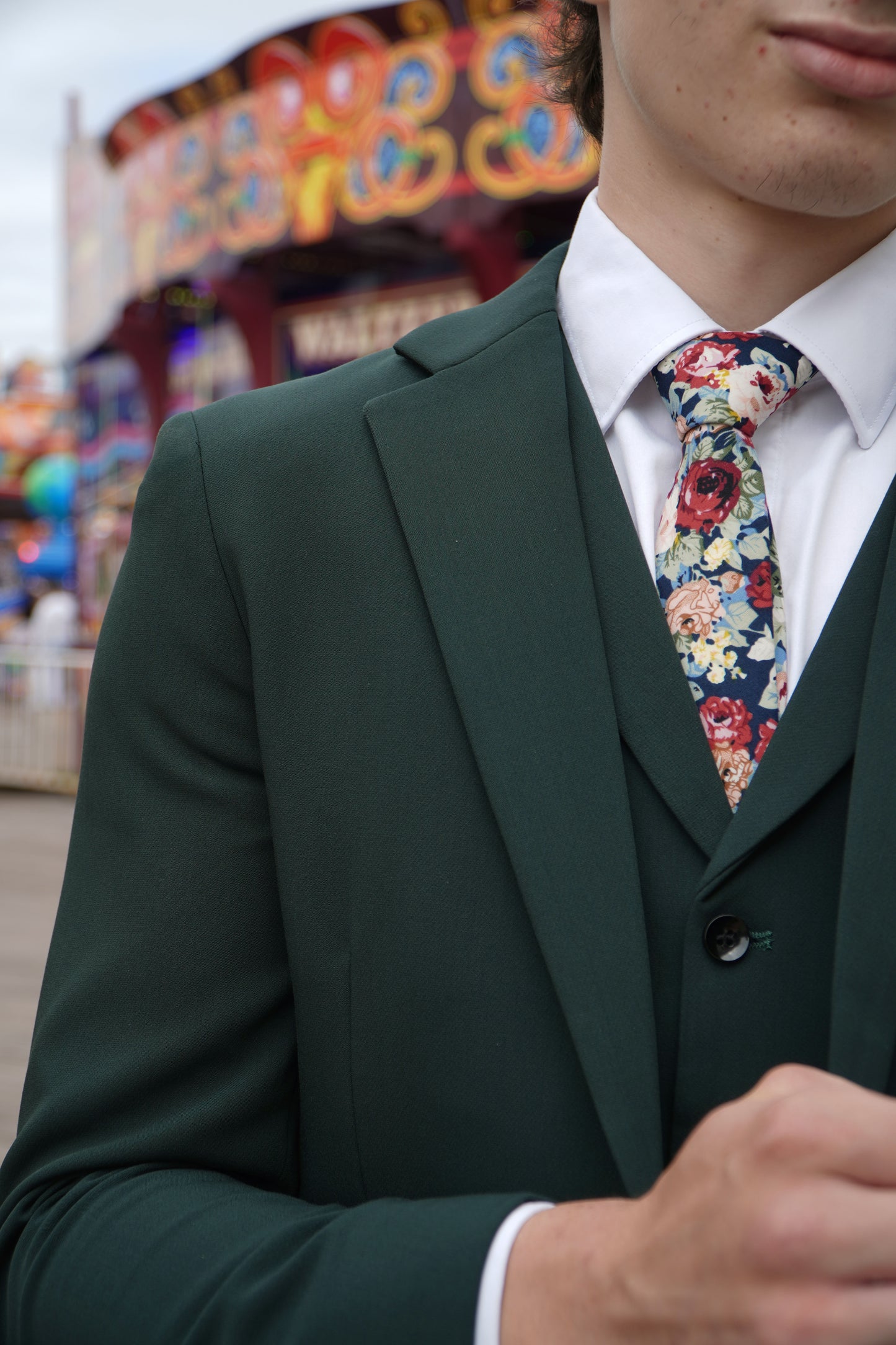 Archie Green Three Piece Suit