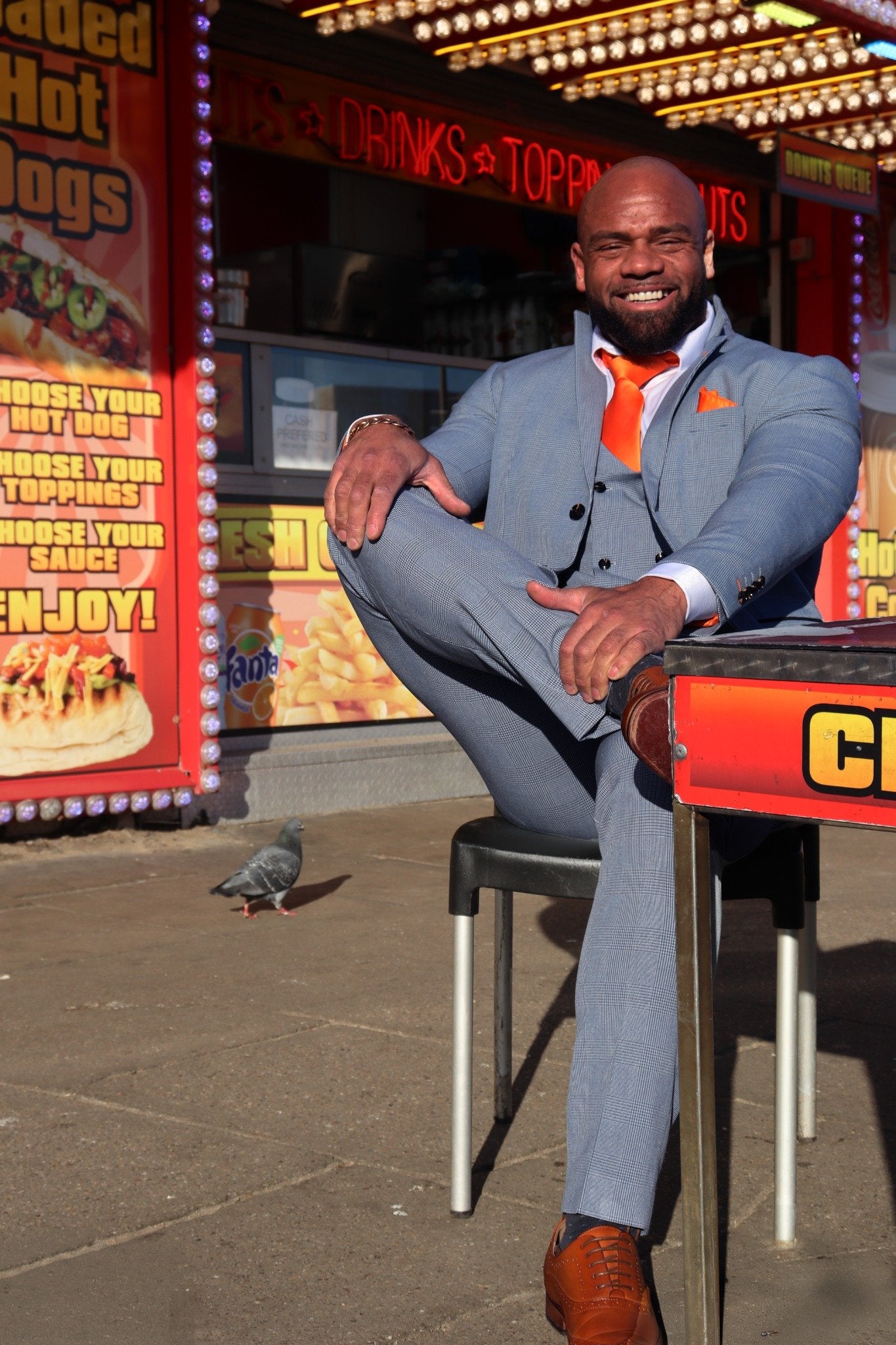 Charles Sky XL Three Piece Suit