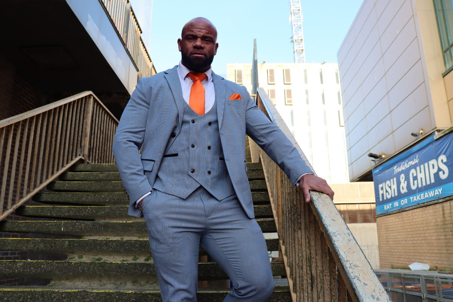 Charles Sky Three Piece Suit