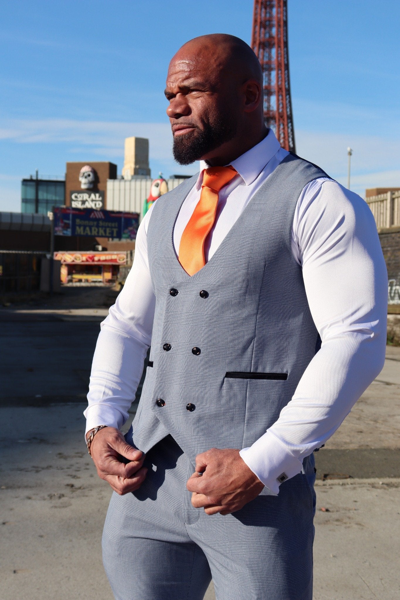 Charles Sky XL Three Piece Suit
