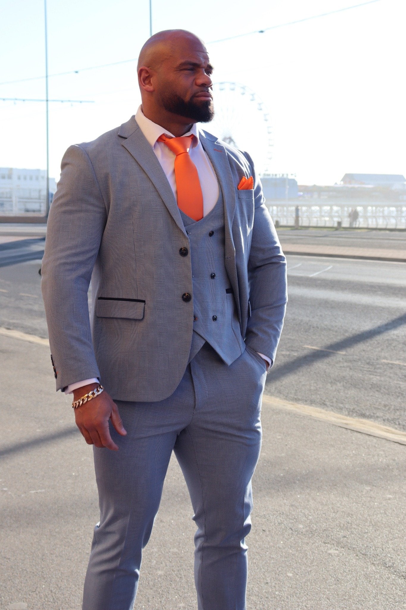 Charles Sky XL Three Piece Suit