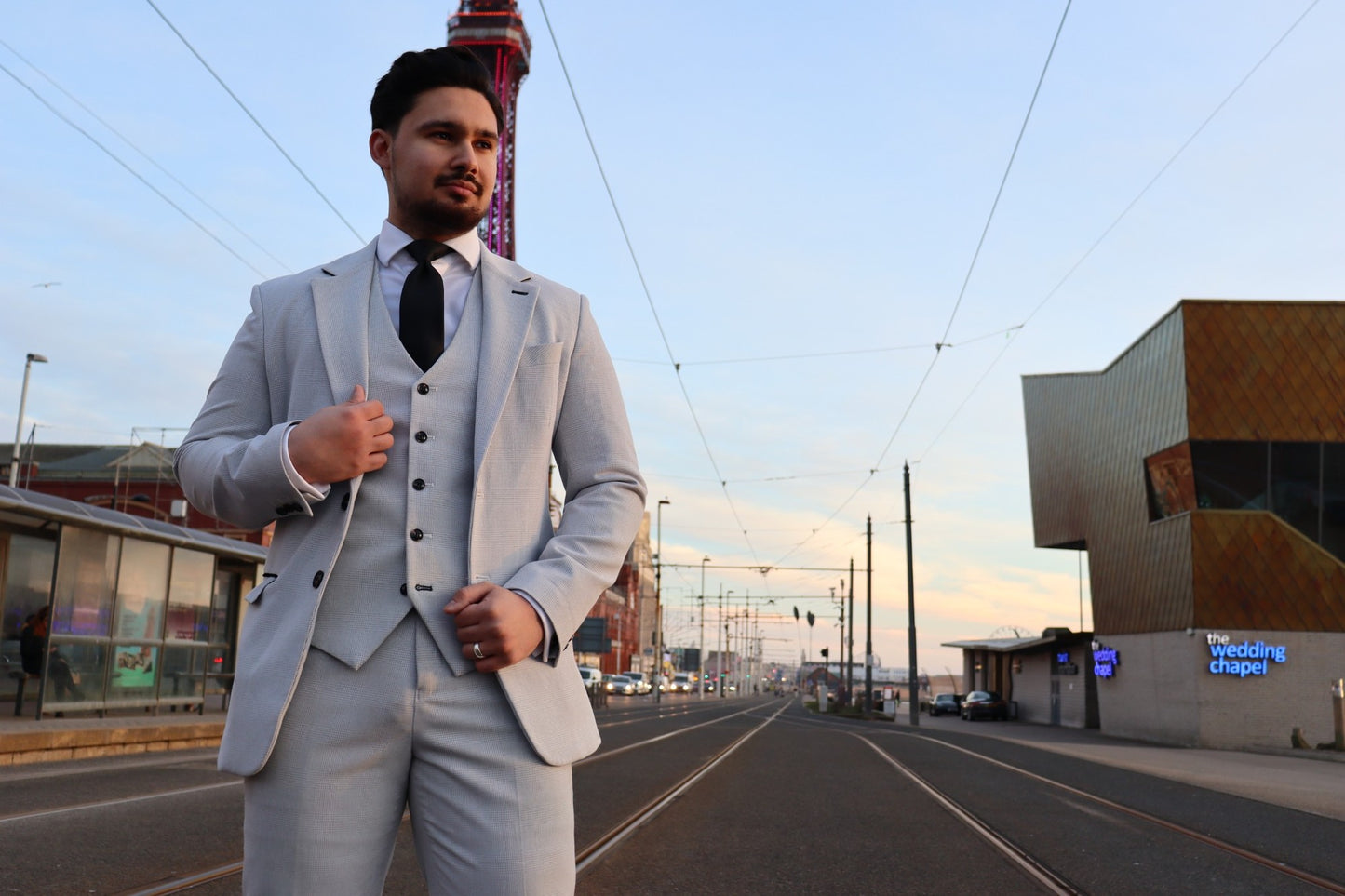CHARLES STONE THREE PIECE SUIT