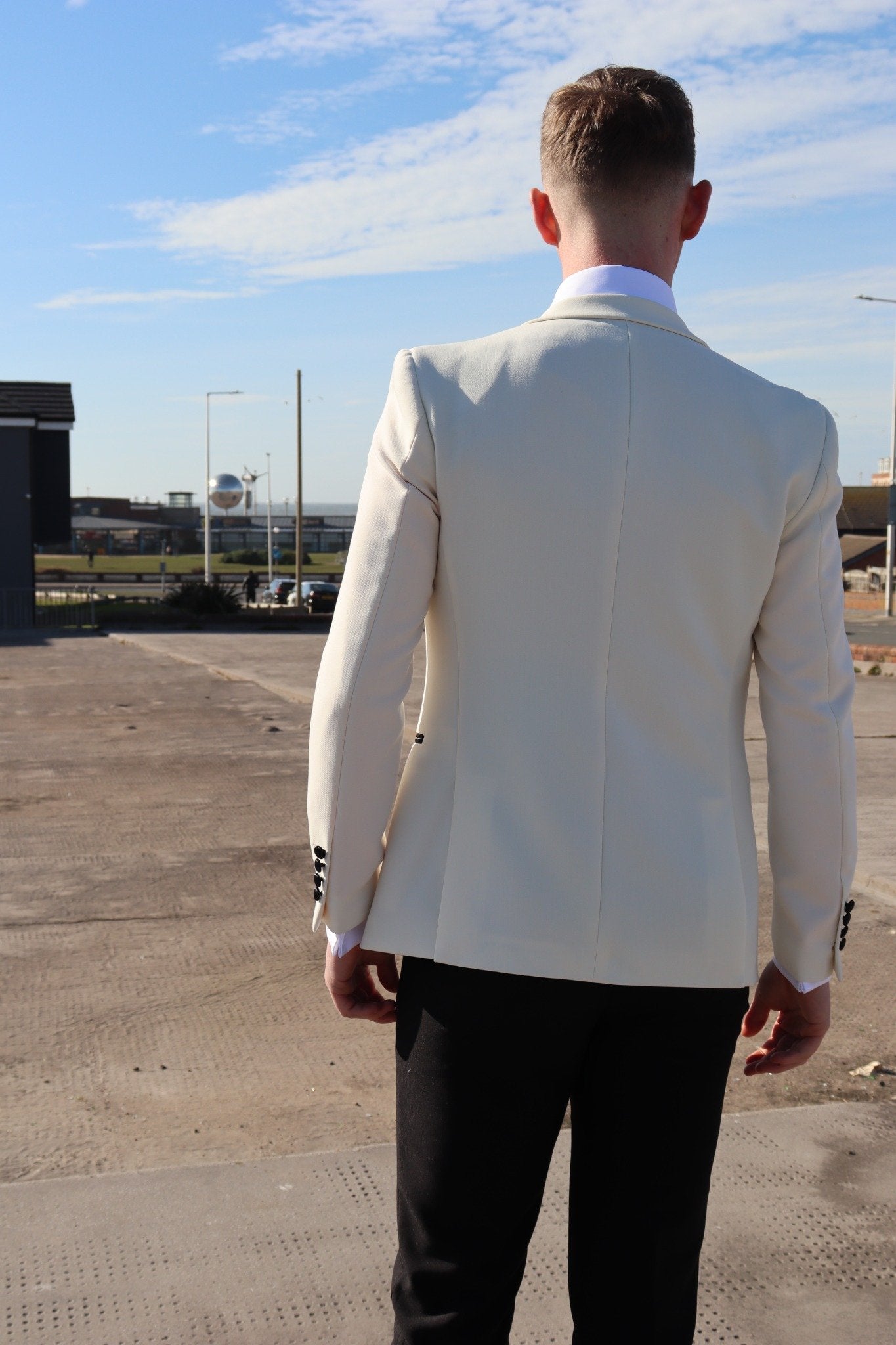 Diablo Ivory Tuxedo Jacket