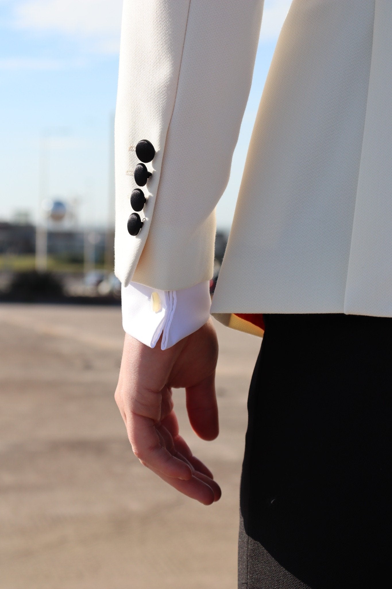 Diablo Ivory Tuxedo Jacket