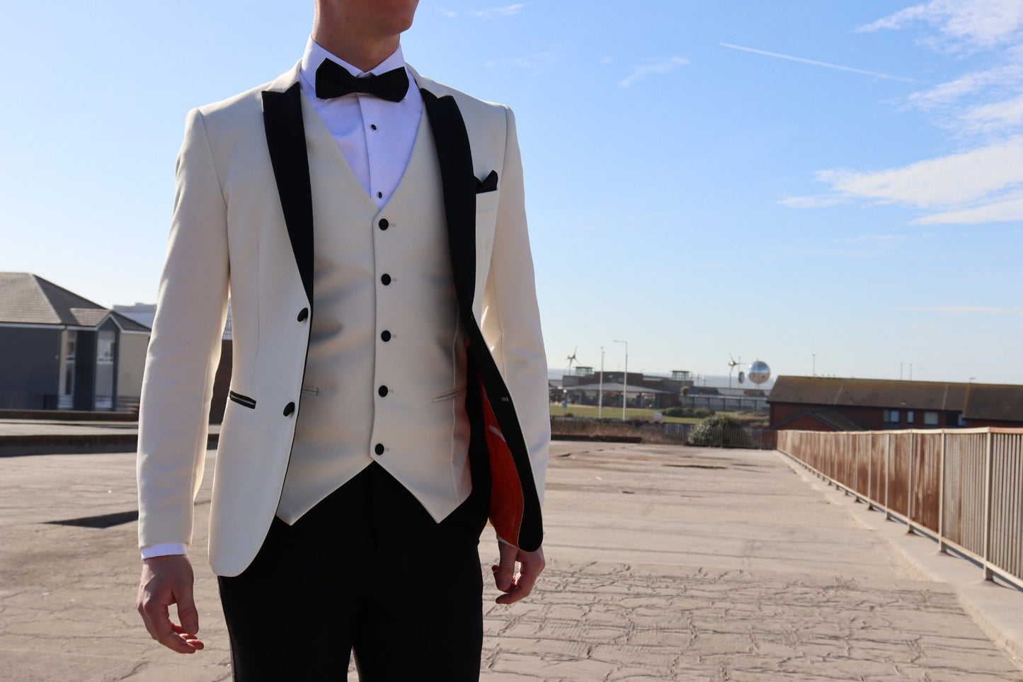 Diablo Ivory Tuxedo Jacket