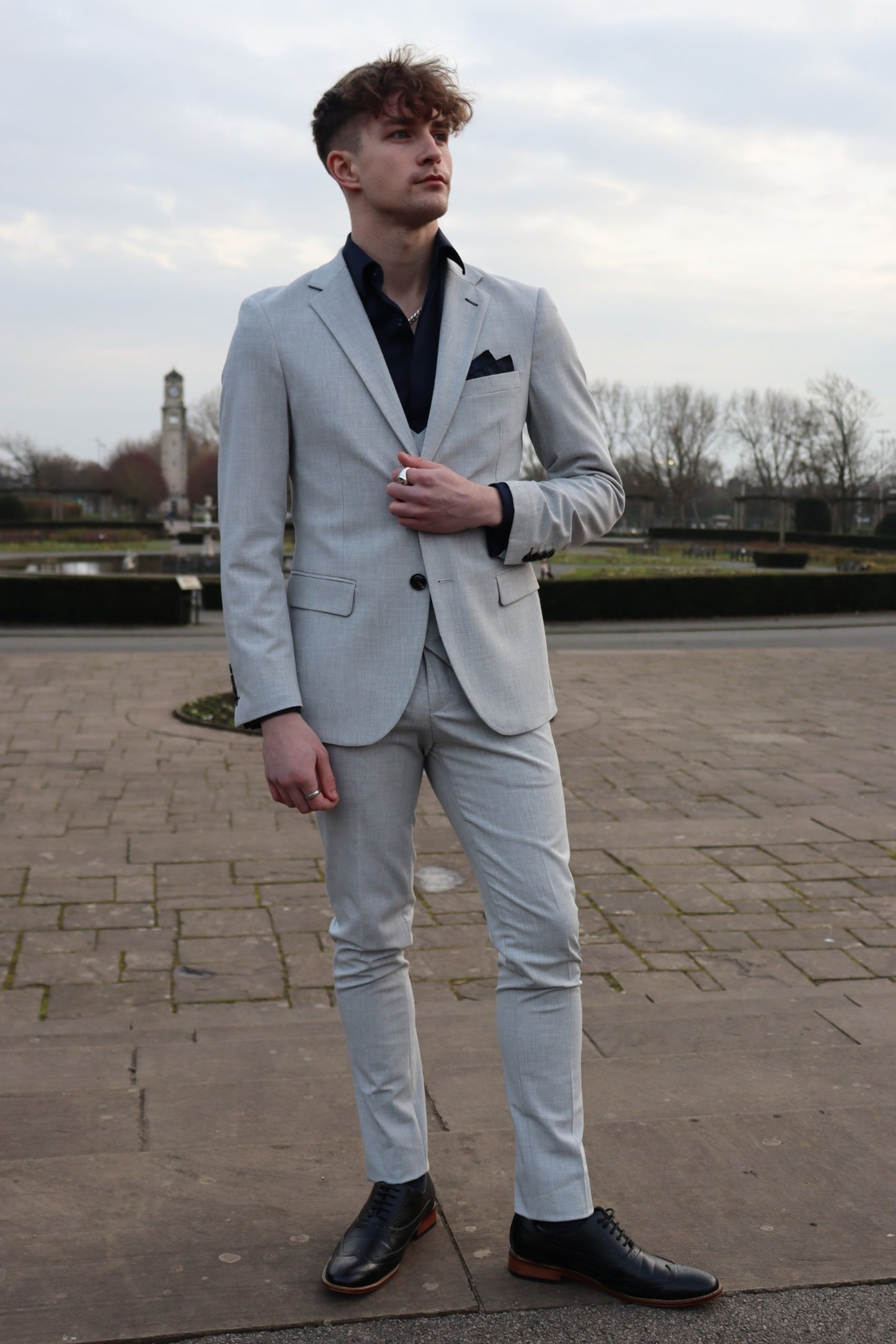 HARRY LIGHT GREY 3 PIECE