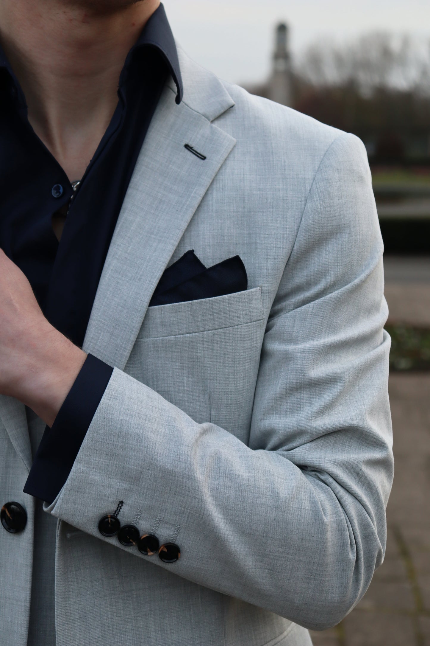 Harry Light Grey Three Piece Suit