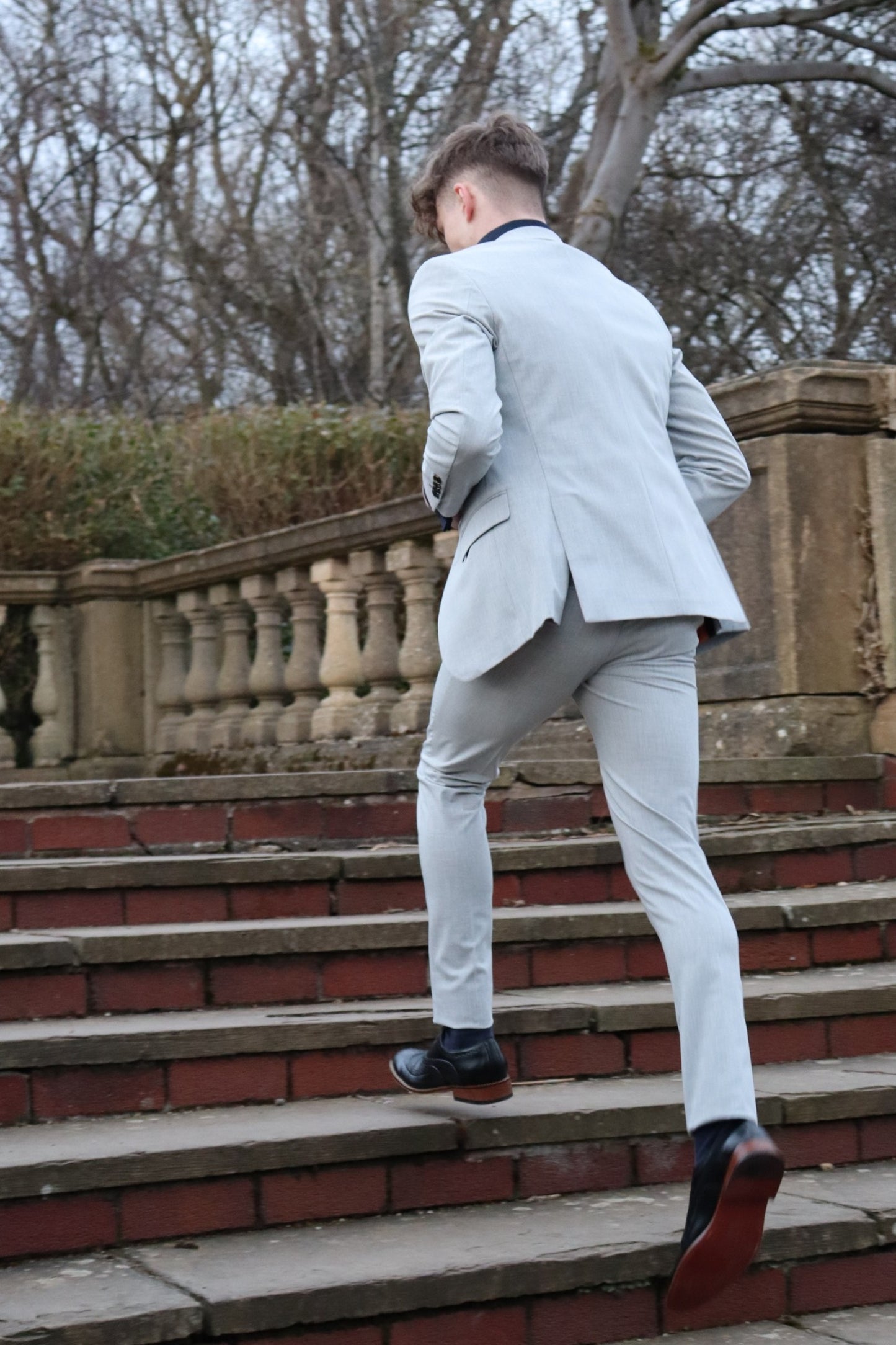 Harry Light Grey Three Piece Suit