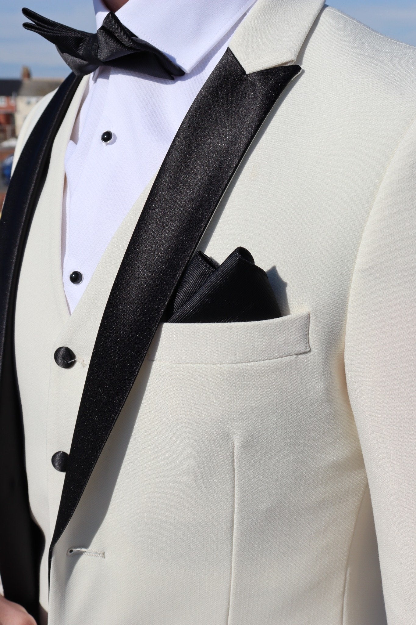Diablo Ivory Tuxedo Jacket