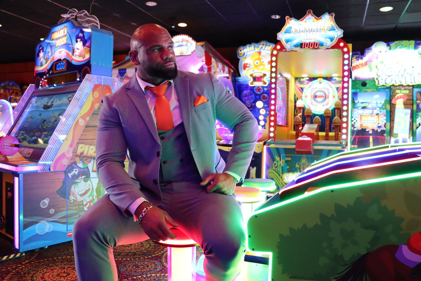 Charles Sky XL Three Piece Suit