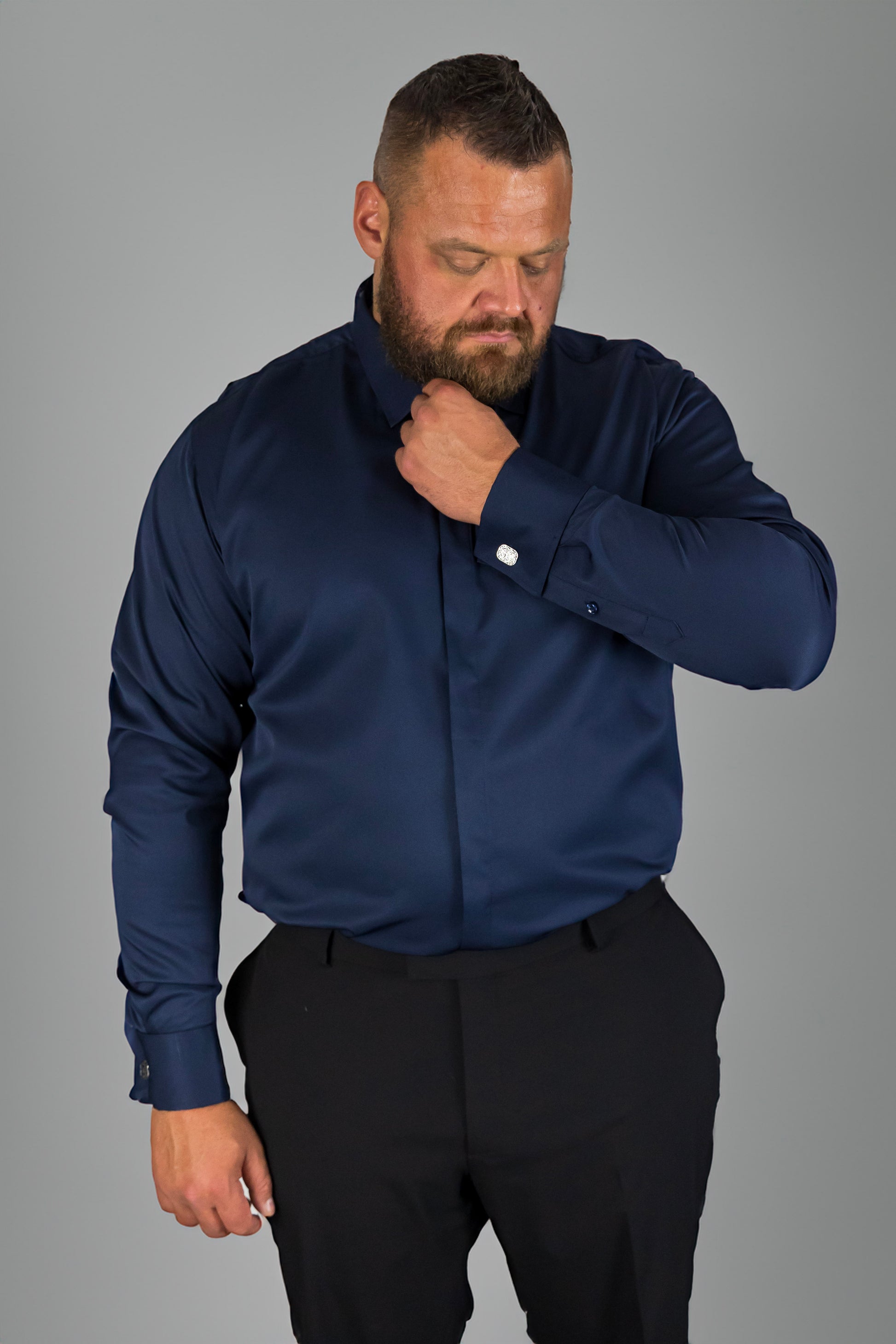 men's dress shirts with cufflinks Mens Dress Shirts Dress Slim Fit French Cuff Formal With Cufflinks Shirts Tops