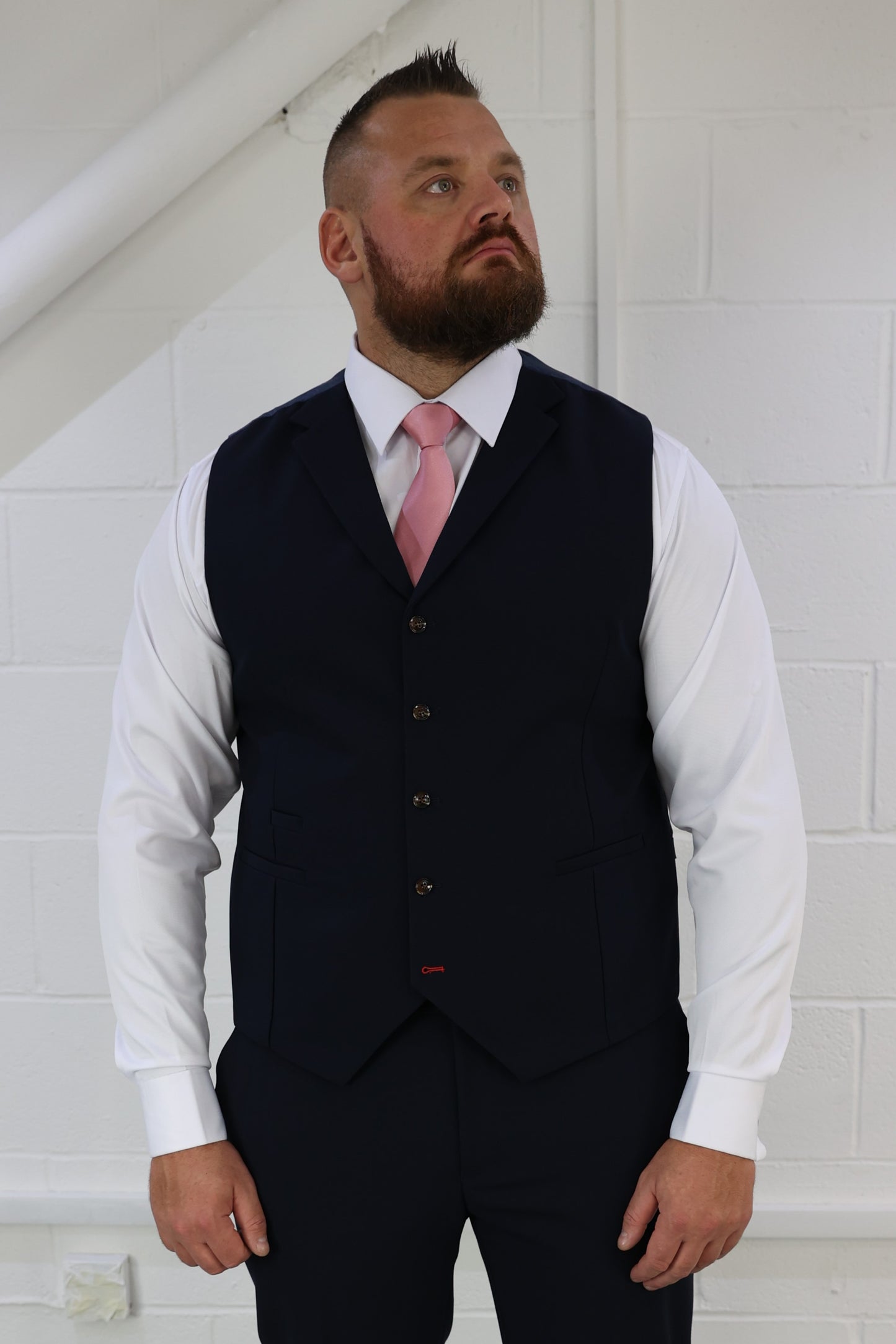 Lawrence XL Navy Three Piece Suit