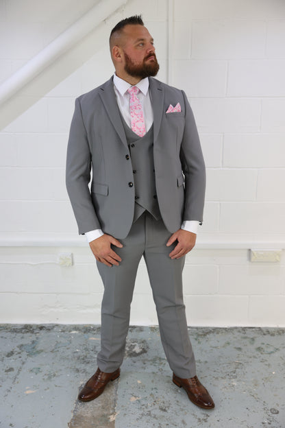 Mason XL Grey Three Piece Suit