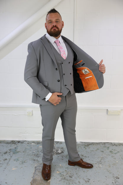 Mason XL Grey Three Piece Suit