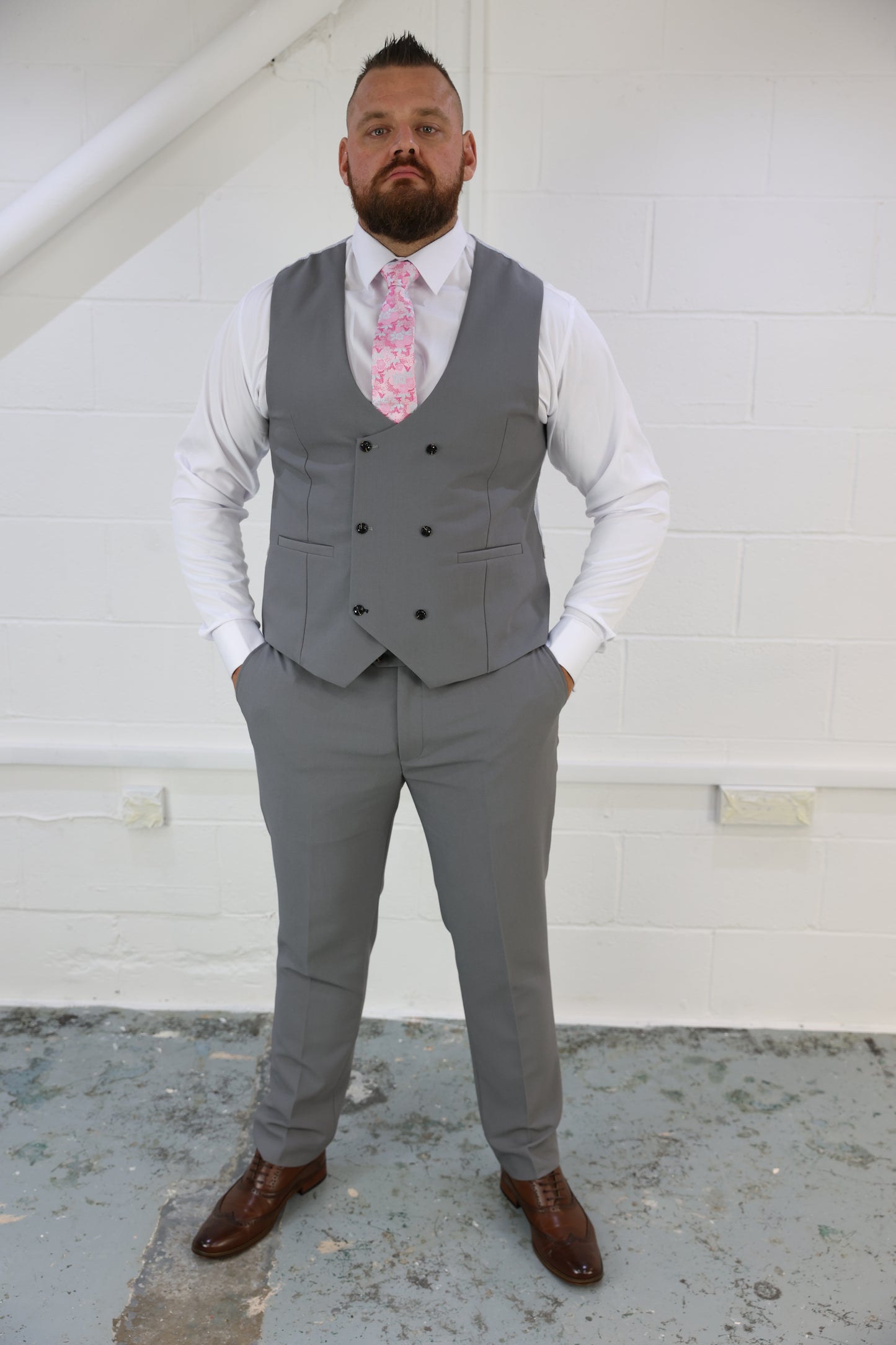 Mason XL Grey Three Piece Suit