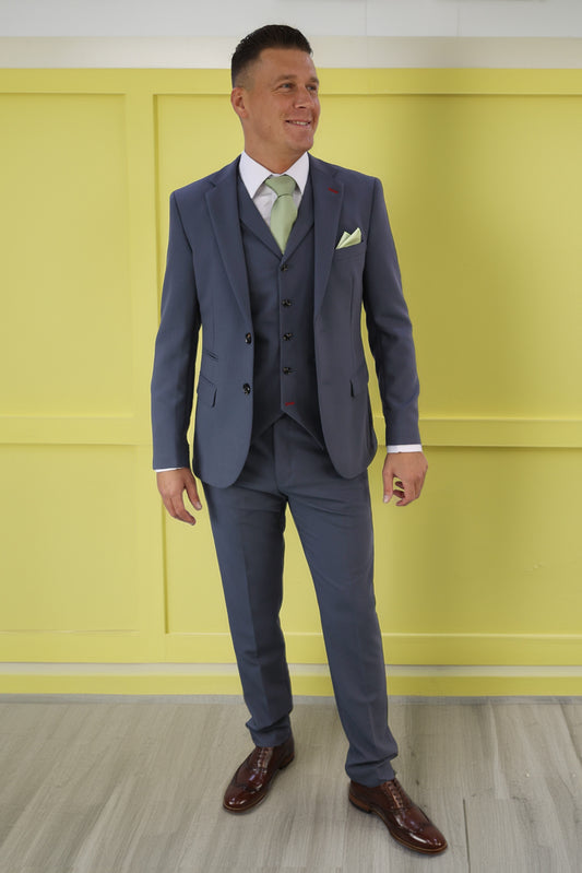 Jake Midnight Blue Three Piece Suit