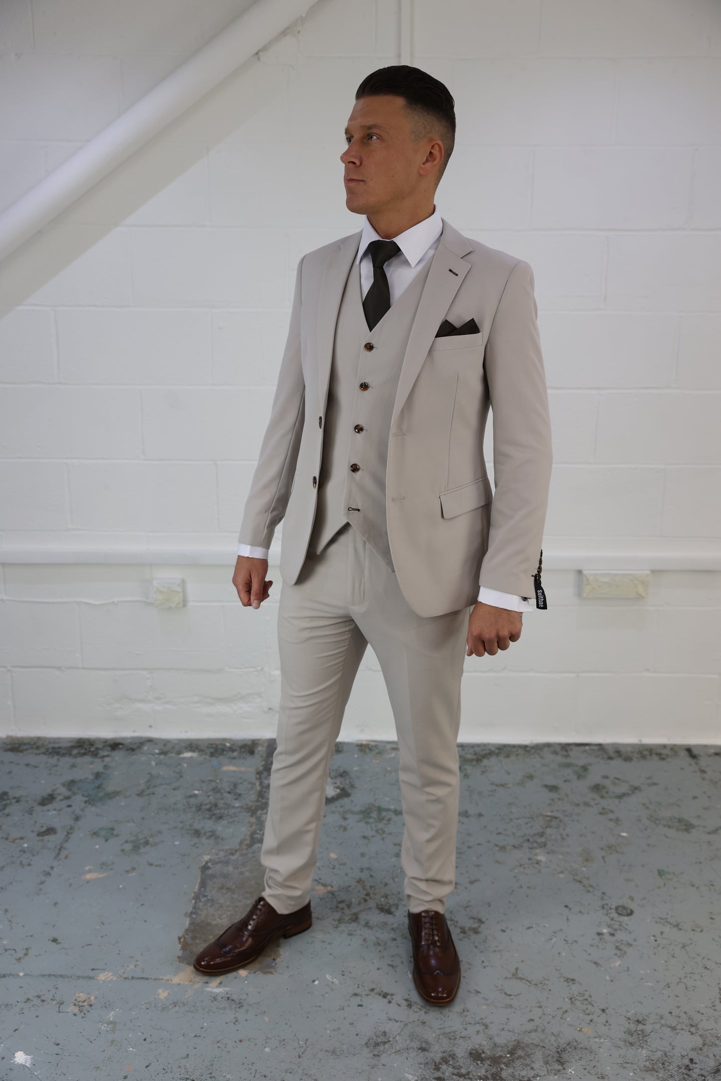 Kian Stone Three Piece Suit