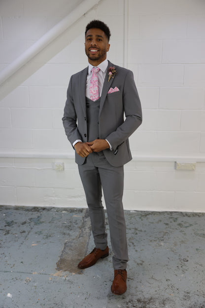 Mason Grey Three Piece Suit