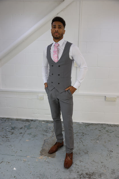 Mason Grey Three Piece Suit