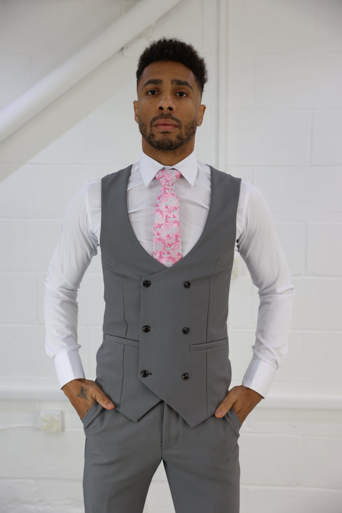 Mason Grey Three Piece Suit