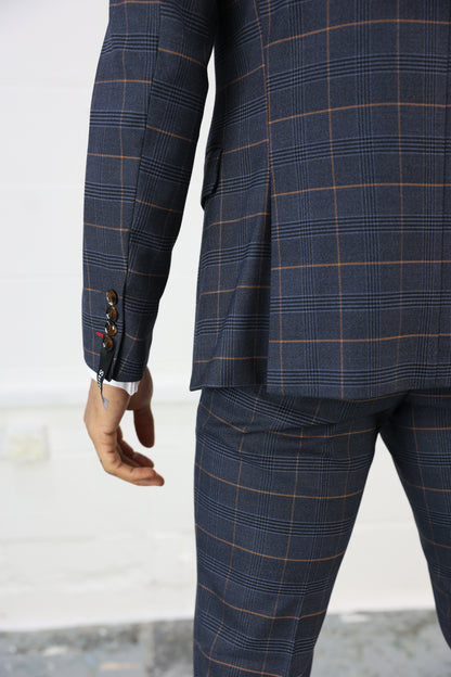 Thomas Check Three Piece Suit