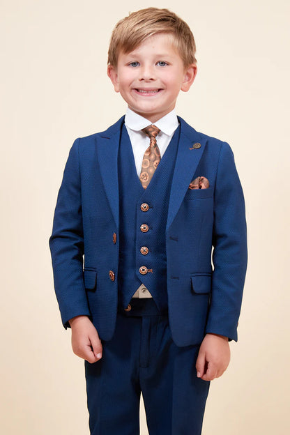 Marc Darcy Royal Blue Three Piece Suit (Child Size)