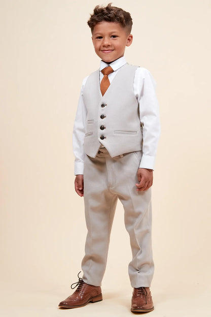Kids Mark Darcy HM5 Stone Three Piece Suit (Matching Adult Version Available)