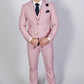 Suitbae Blush Pink Wool Three Piece Suit 🌸