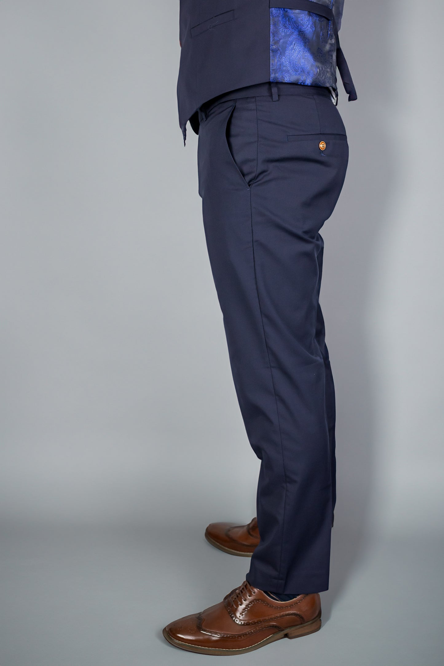 Suitbae Lawrence Navy Trouser