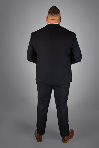 Suitbae Majid Black Three Piece Suit XL