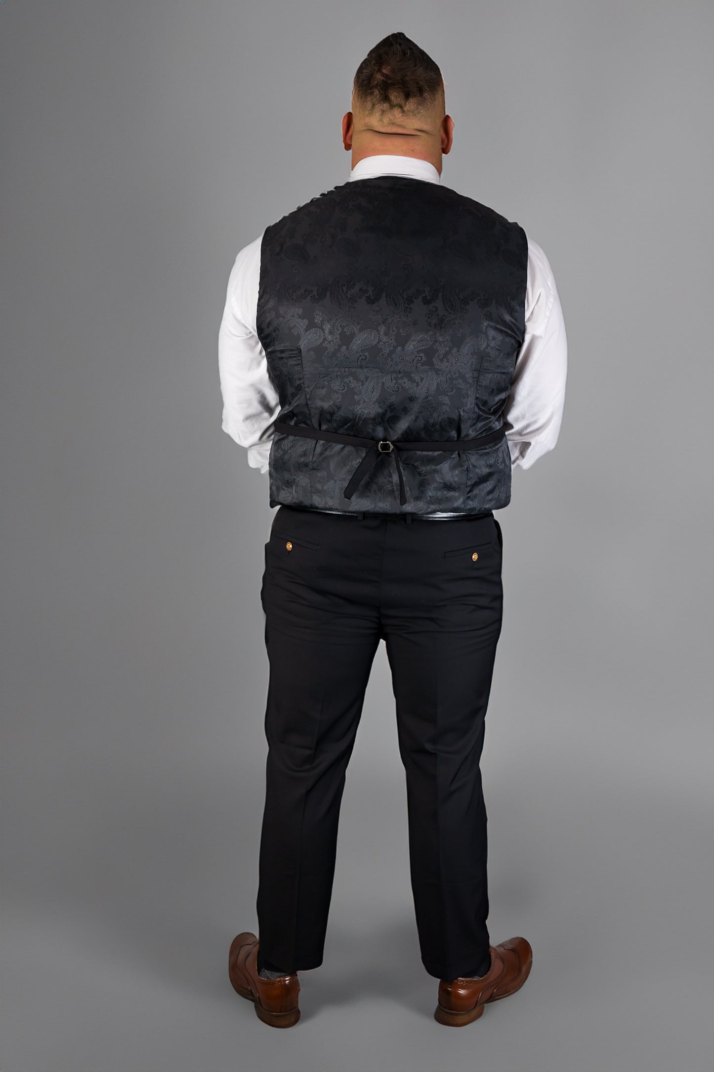 Suitbae Majid Black Three Piece Suit XL