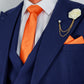 Suitbae Royal Blue Pin Three Piece Suit