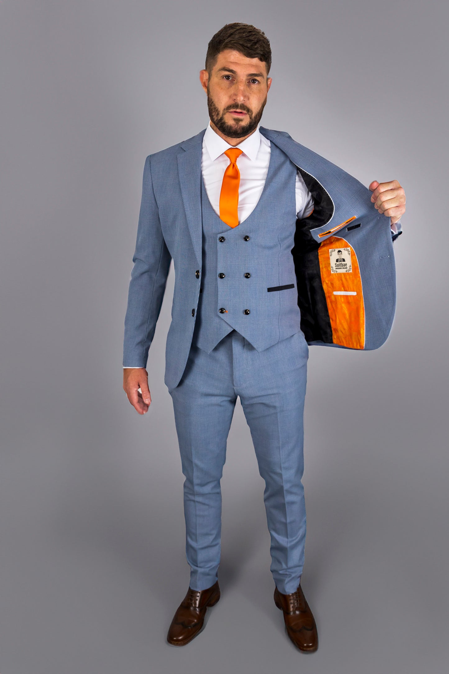 Charles Sky Three Piece Suit